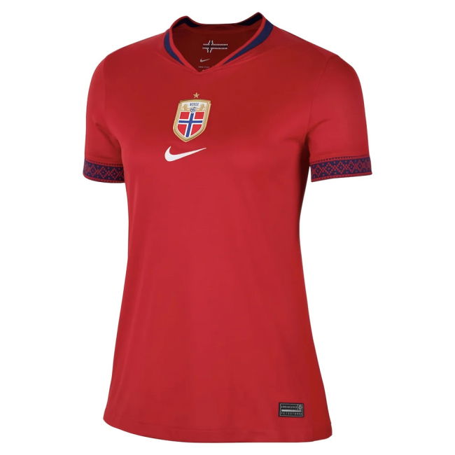 Match Worn Style Norway Top Level Home Professional Jersey (Womens)