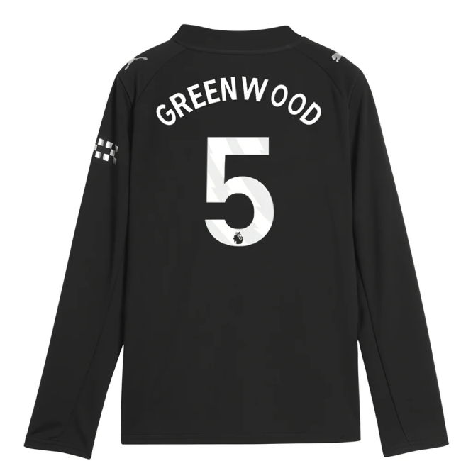 2025-2026 Man City Shirt (Kids) (Greenwood 5) (Kids) | Discounted