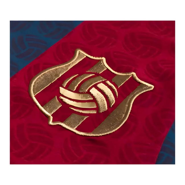 Catalonia Home Ball Shapes Retro Football Shirt - Stadium Quality -...