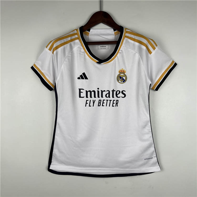 Premium Quality Women's Real Madrid 2324 Home White Soccer Jersey