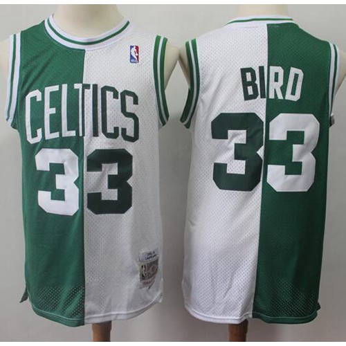 BOS White Mitchell And Ness B. Celtics #33 NBA Jersey NBA Fan Apparel