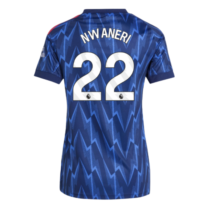 Womens New Durable Arsenal Away Team Kit (Nwaneri 22)