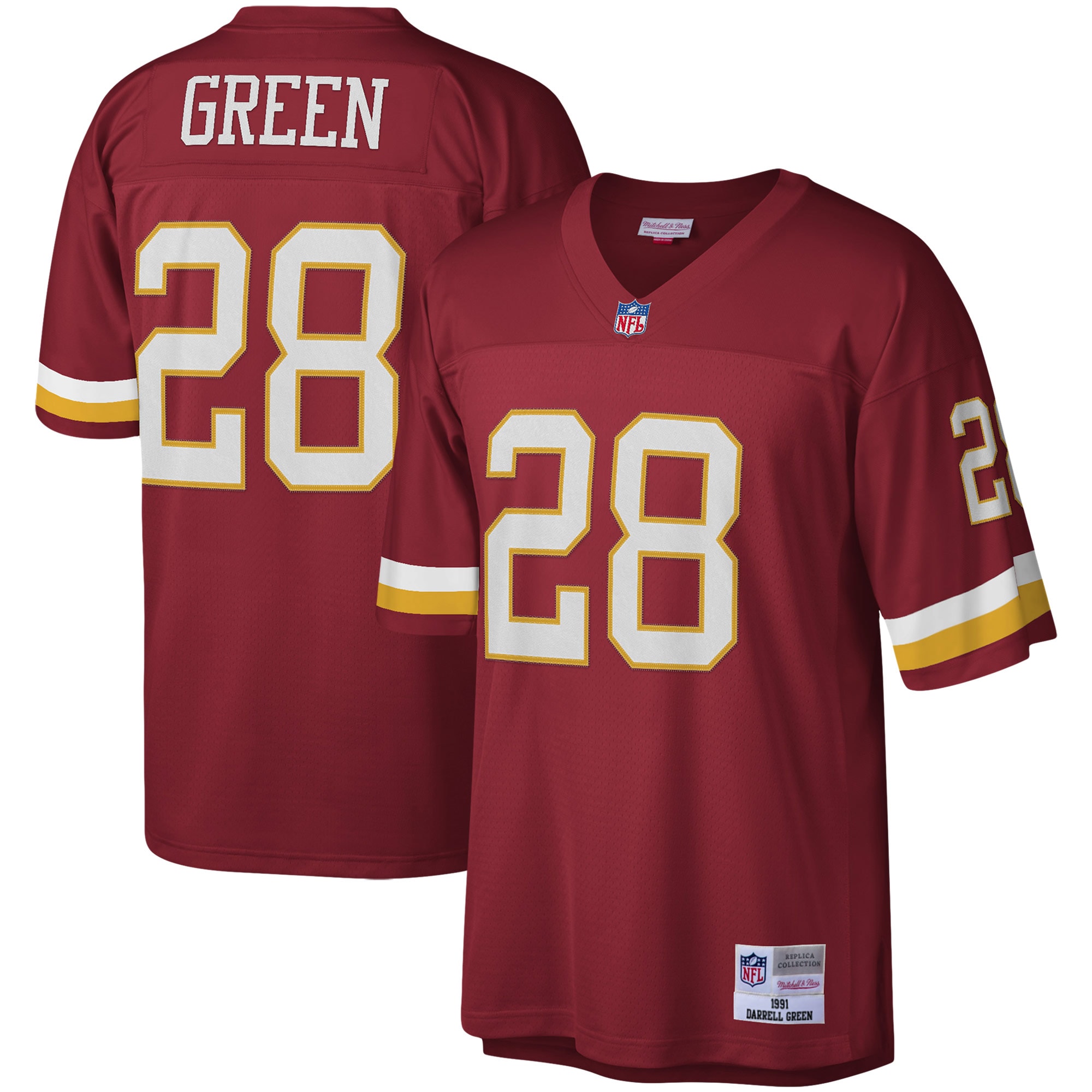 [NJP] Youth Darrell Green Washington Football Team Legacy Replica Jersey - Burgundy
