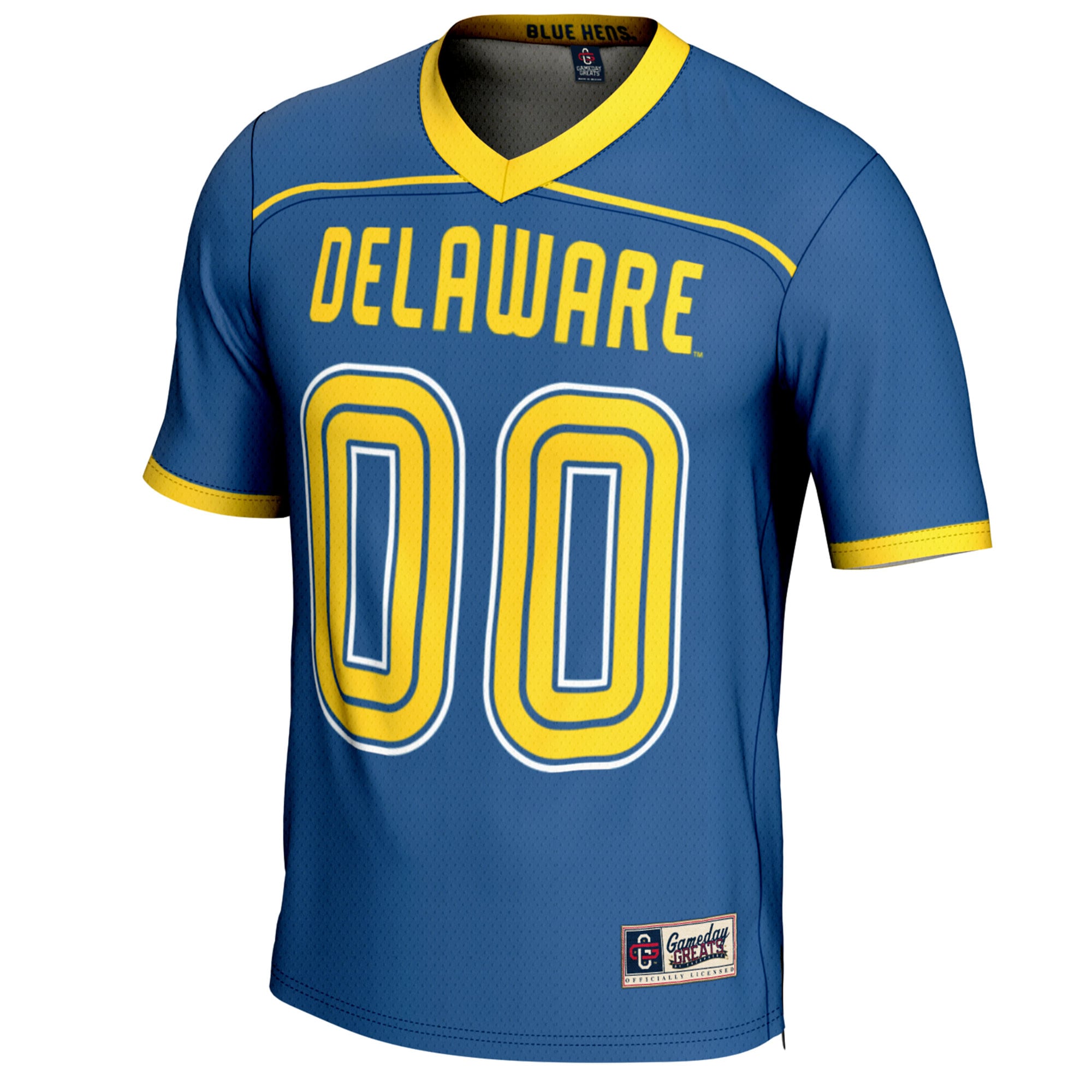[NJP] Delaware Fightin' Blue Hens GameDay Greats Unisex NIL Pick-A-Player Men's Lacrosse Lightweight Jersey - Royal
