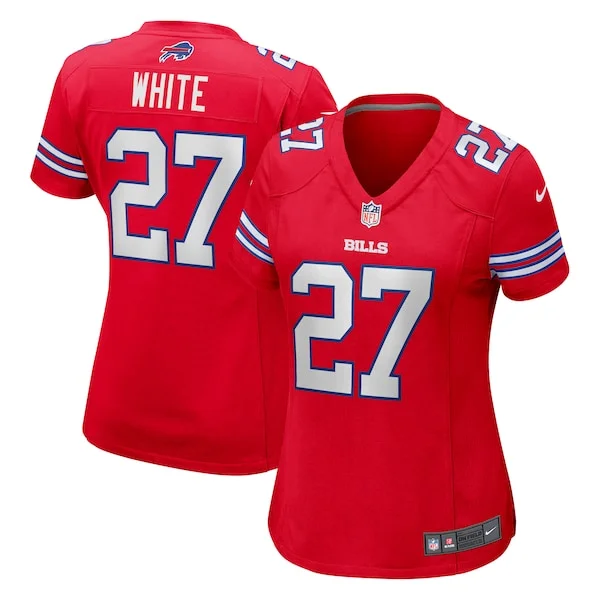 None White Buffalo  Jersey - Red | NFL Player Jersey | NFL Football