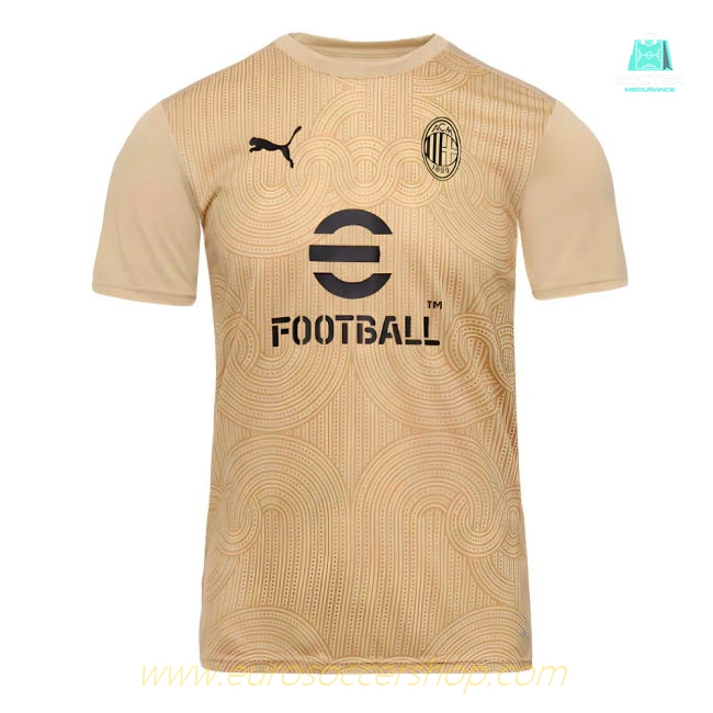 2024-2025 AC Milan Pre-Match Shirt (Putty)