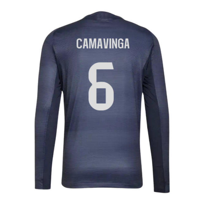 2025-2026 Real Madrid Away Shirt - Genuine Jersey (Camavinga 6)