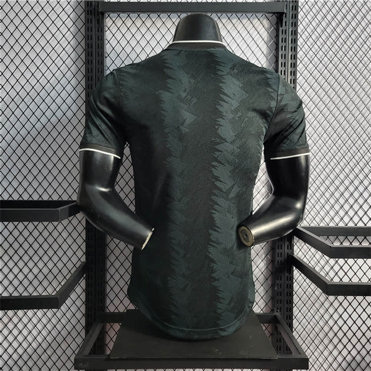 2223 Juventus Away Black Soccer Jersey Football Shirt Player Version