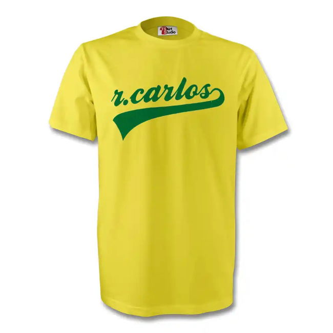 Kit Roberto Carlos Brazil Signature Tee (Yellow) Quality
