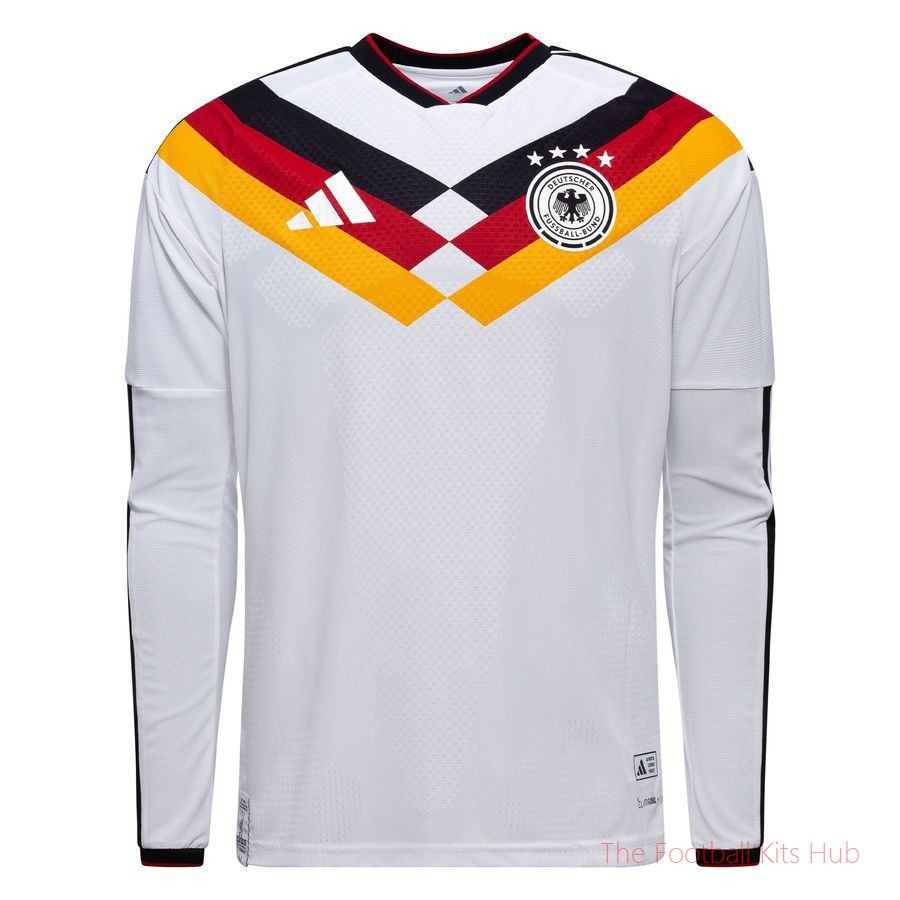 Germany Home Shirt World Cup 2026 Authentic Long Sleeves