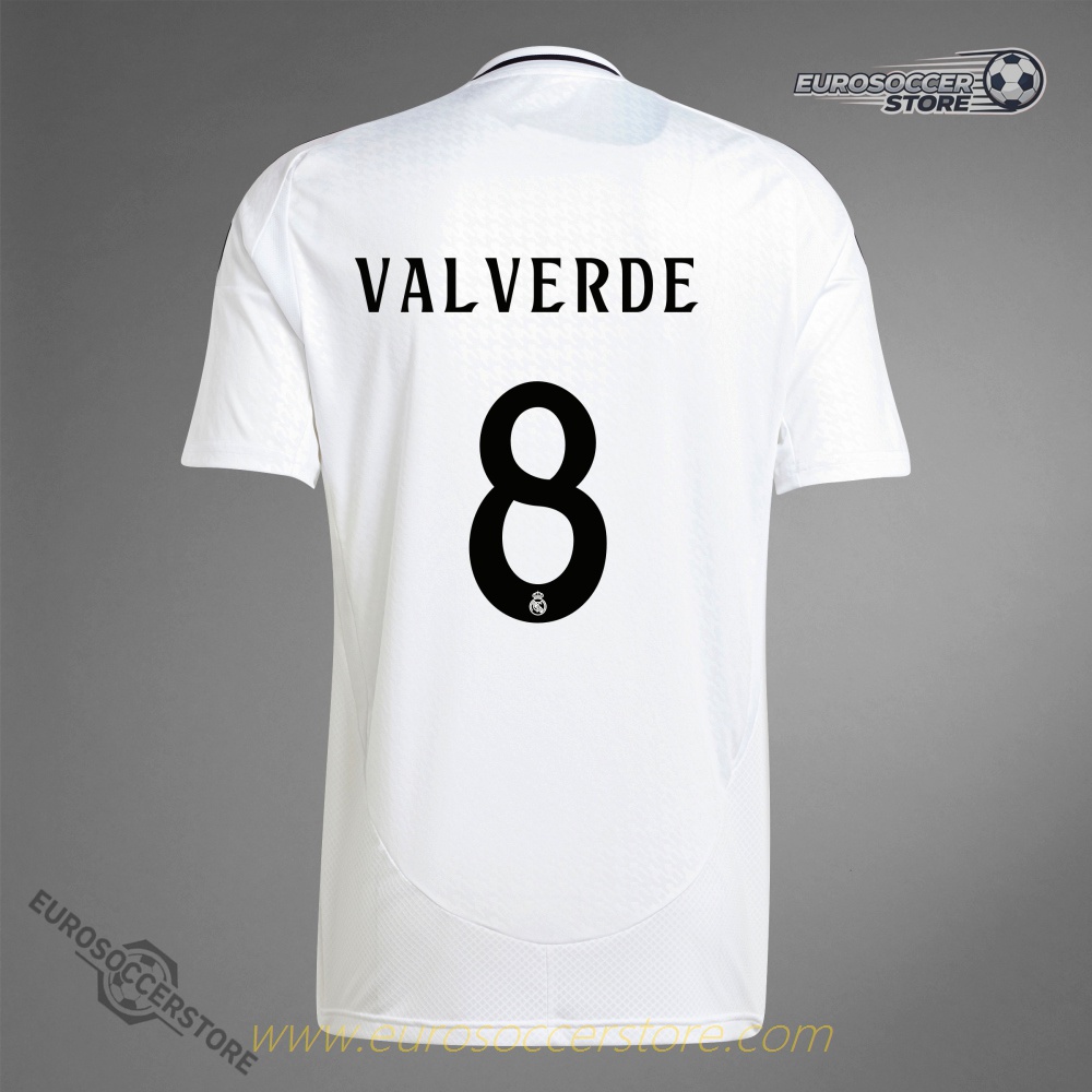 VALVERDE 8 Home Jersey for Real Madrid 24-25 Season
