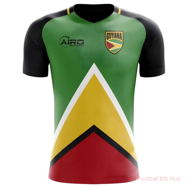 2025-2026 Guyana Home Concept Football Shirt - Womens