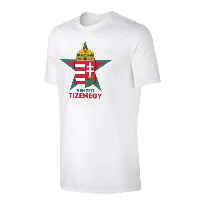 Hungary Euro 2020 T-Shirt (White) Euro Performance Euro