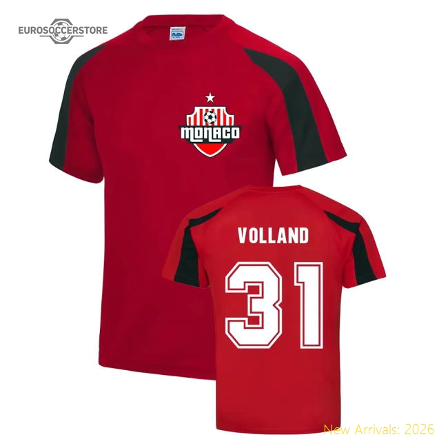 Genuine Kevin Volland Monaco Sports Training Jersey (Red)