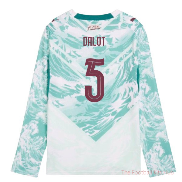 2026-2027 Portugal Long Sleeve Away Shirt (Kids) (Dalot 5)