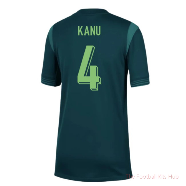 [JED] 2025/26 Nigeria Home Shirt (Womens Team) - Kids (Kanu 4)