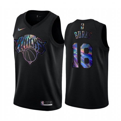 76ers Black York Knicks #18 Nike Jersey - Reasonably Priced Basketball Jersey