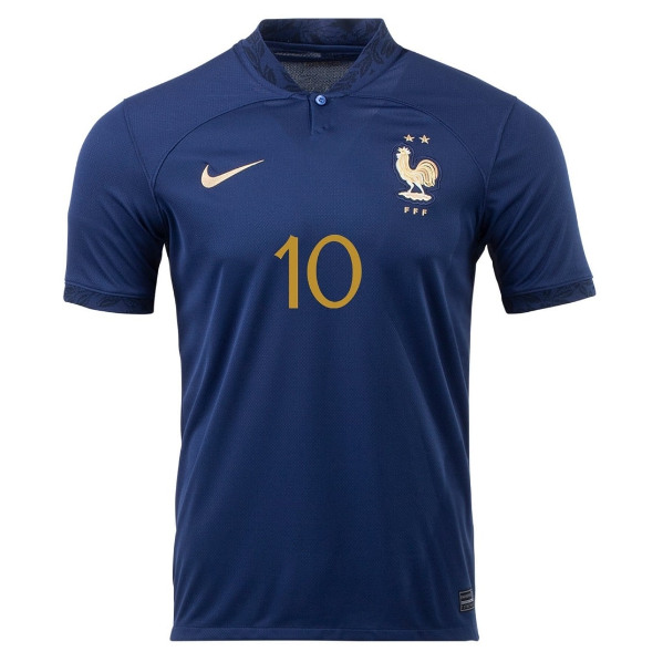World Cup 2022 France Home MBAPPE Soccer Jersey Football Shirt -