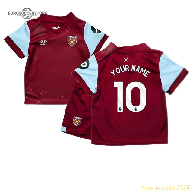 Exceptional 2023-2024 West Ham Home Baby Kit (your Name)