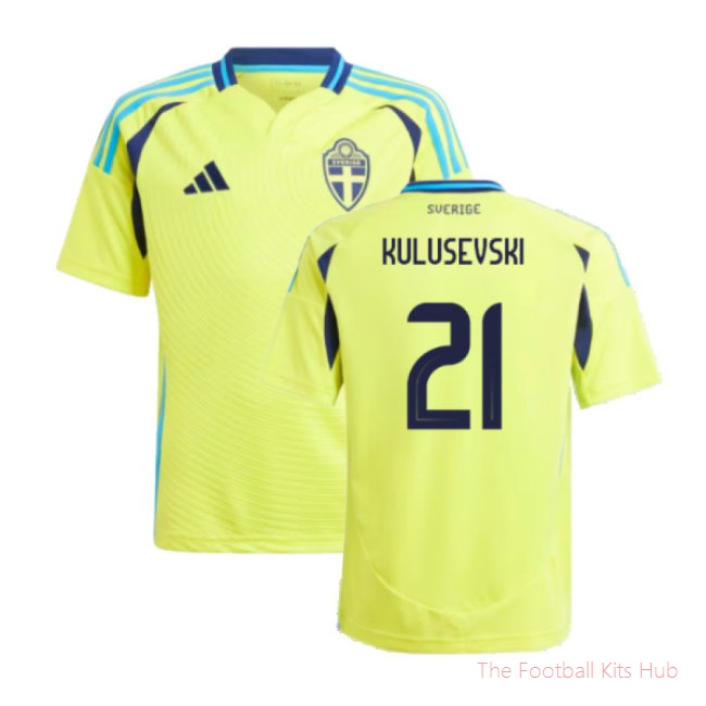 2024-2025 Sweden Home Shirt (Kids) (KULUSEVSKI 21)