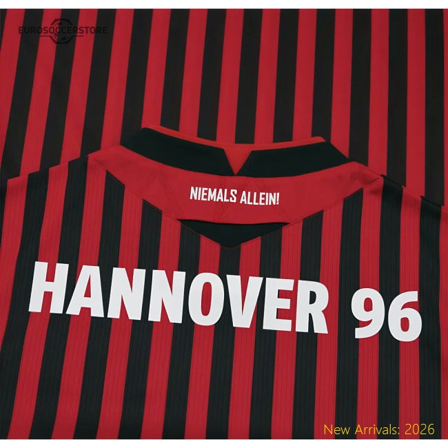 Top-Quality Official 2025-2026 Hannover 96 Home Shirt