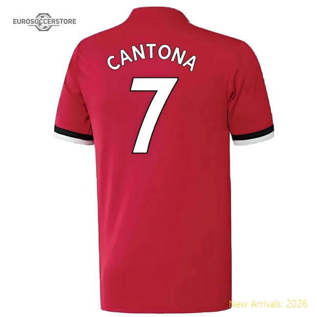 Manchester United 2017-18 Home Jersey ((Excellent) 4-5 Year) (Cantona 7)