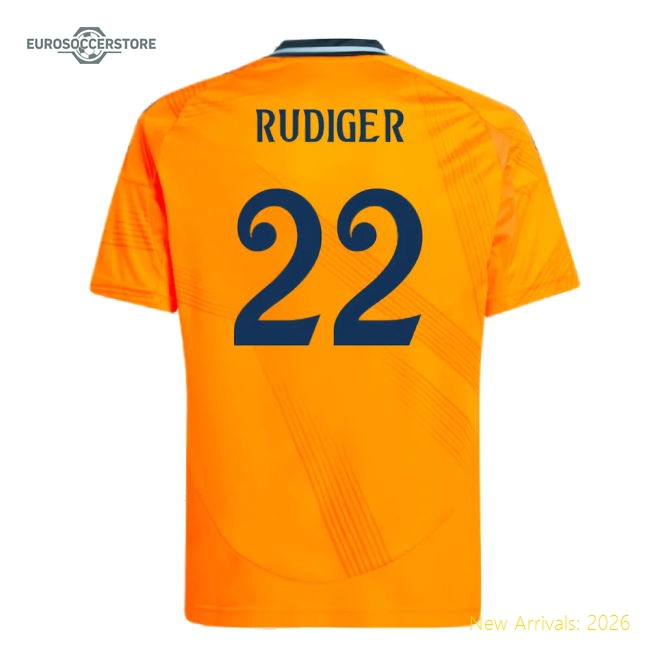 2024-2025 Football Team Youth Comfortable Jersey Rudiger Aeroready