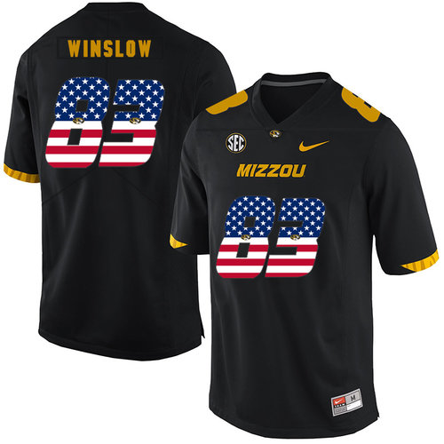 Men's None Black 2024 official licensed Kellen Winslow #83 alternate