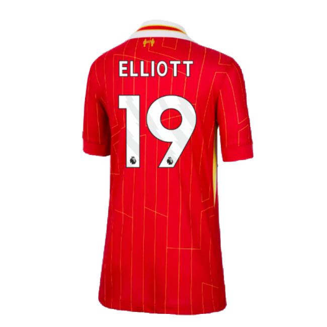 Liverpool 2024-2025 Shirt (Kids) (Elliott 19) (Kids) | Durable