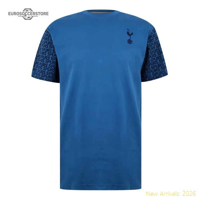 Authentic Tottenham Hotspur Graphic T-shirt (blue) - Premium Quality