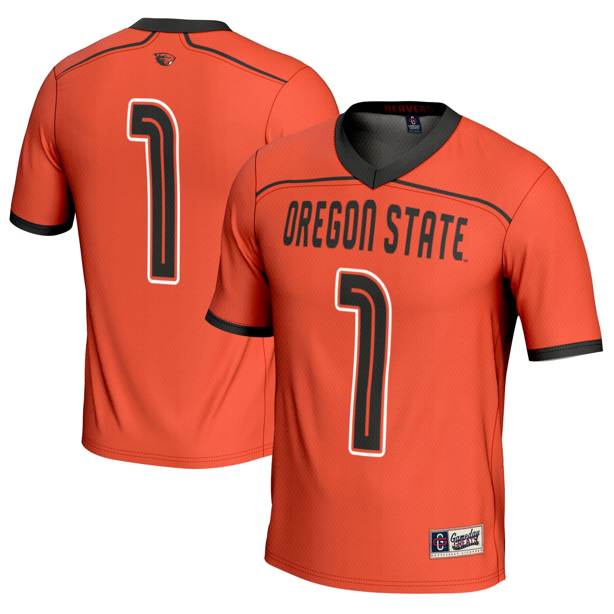 [NJP] Oregon State Beavers GameDay Greats Youth Men's Lacrosse Fashion Jersey - Orange