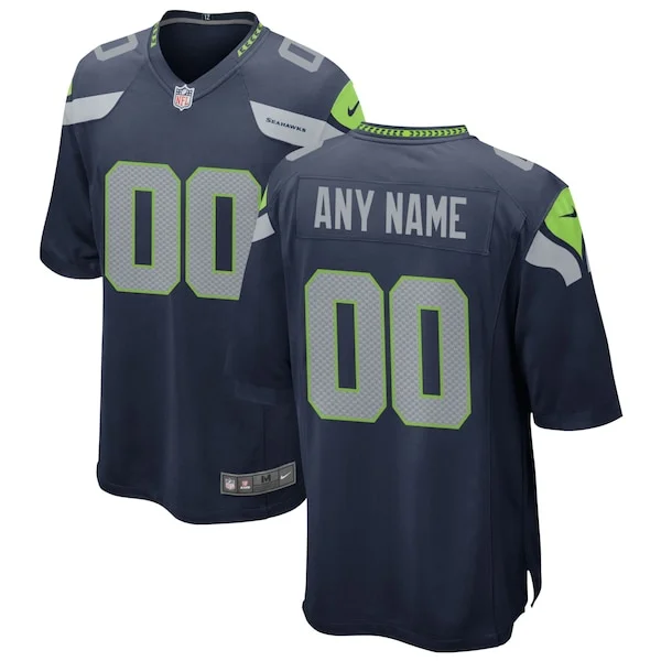 Seattle Seahawks Game NFL Jersey - Navy | Performance Football Apparel