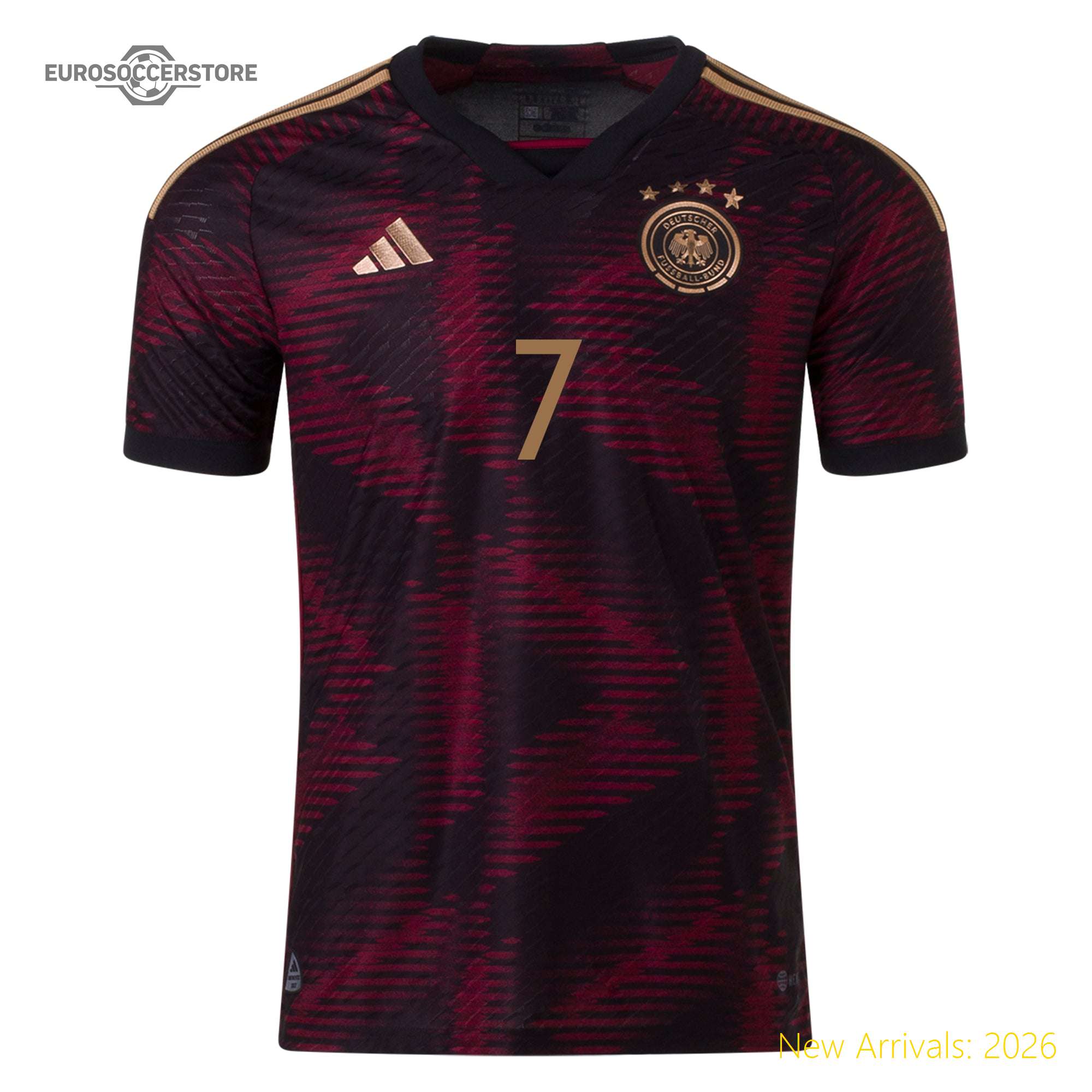 Authentic Replica Men Ger Team Away Top-grade Jersey 2022