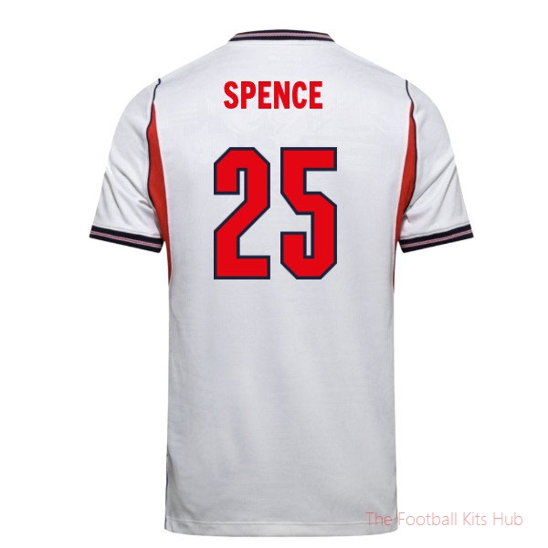 England Home Shirt 2026-2027 Spence #25 Stadium Edition