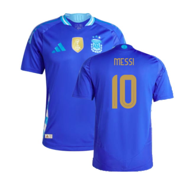 Official 2024-2025 Argentina Authentic Away Shirt (Messi 10)