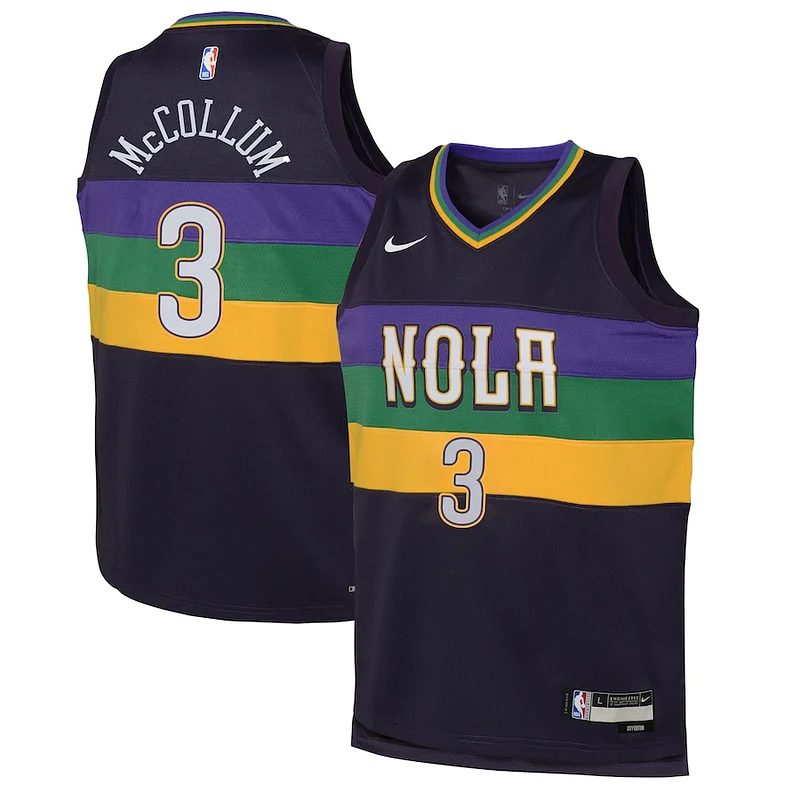 CJ McCollum NOP Official Swingman Jersey - Superior - Licensed Product