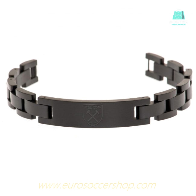 West Ham United FC Black IP Bracelet