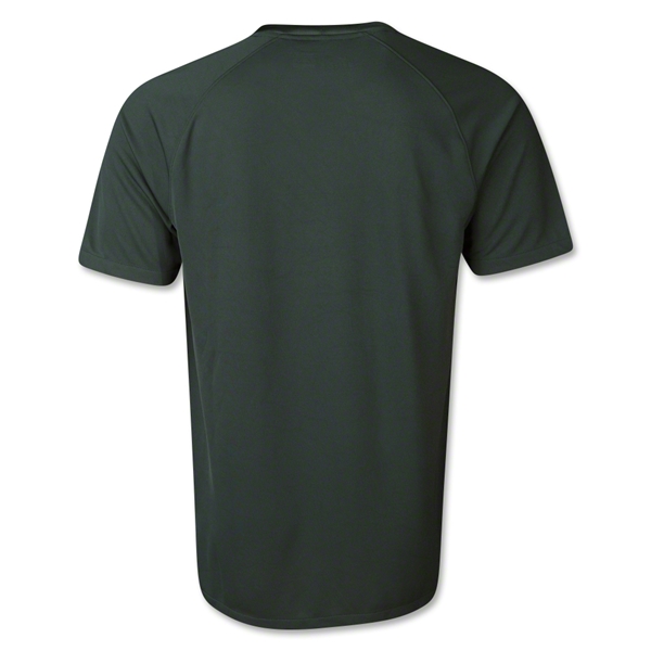 Lightweight 2014 Brazil Away Dark green Soccer Jersey Shirt