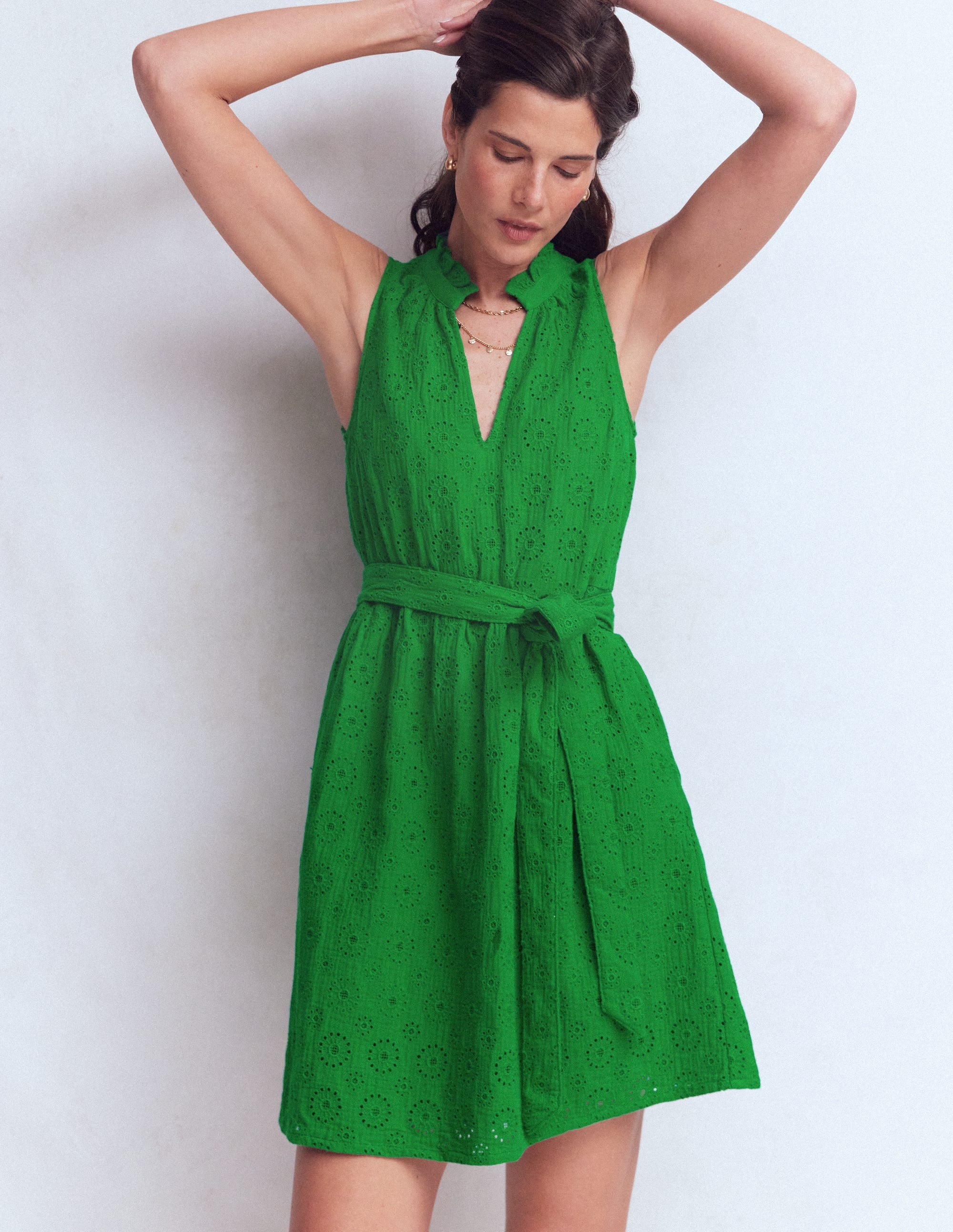 Viv Double Cloth Short Dress
