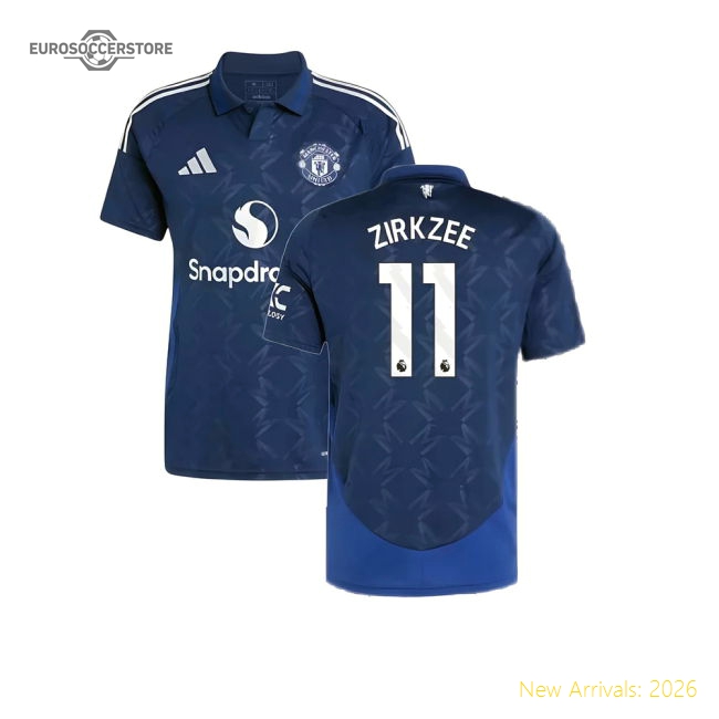 Premium 2024-2025 Man Utd Away Shirt (zirkzee 11) - Premium Quality