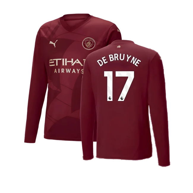 2024-2025 Man City Shirt (De Bruyne 17) (De Bruyne 17) | Match Day
