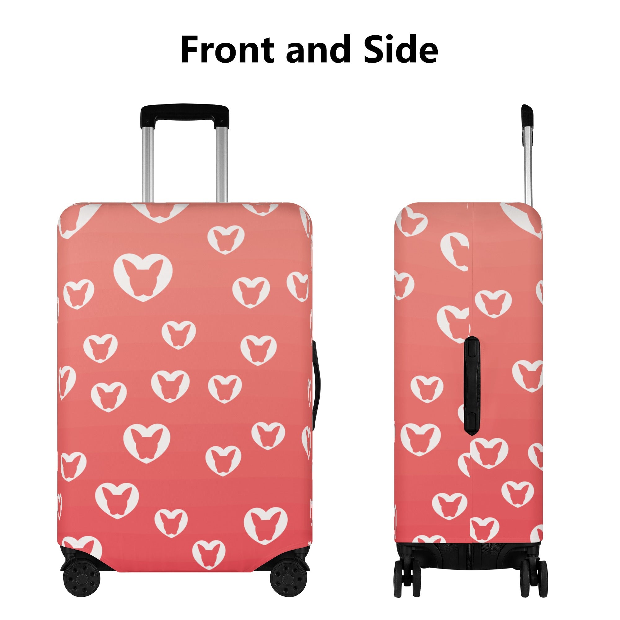 Chloe - Frenchie Luggage Cover For Boston Terrier Lovers Winter Wear