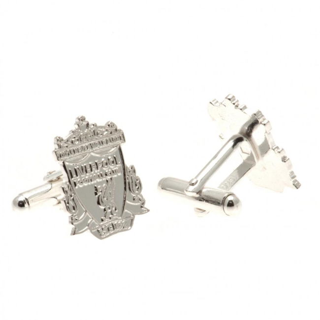 Liverpool Licensed Liverpool FC Sterling Silver Crest Cufflinks