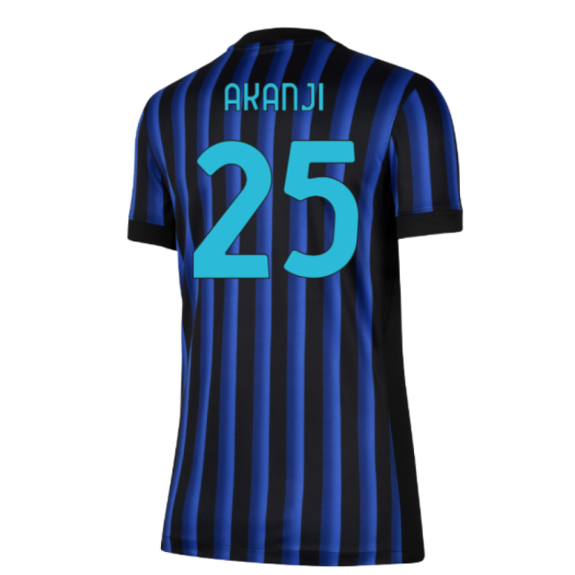 Performance 2025-2026 Inter Milan Home Shirt (Womens) (Akanji 25)