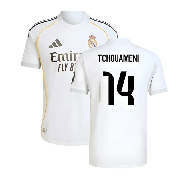 Real Madrid (rm) Official 2025-2026 Home Soccer Jersey - Supporter
