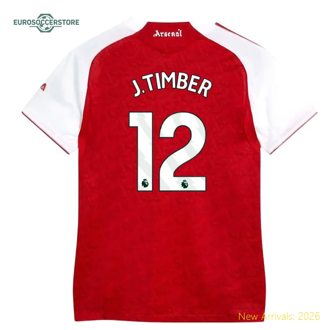 Sophisticated Arsenal Womens J.timber Jersey 2025-2026 Flattering