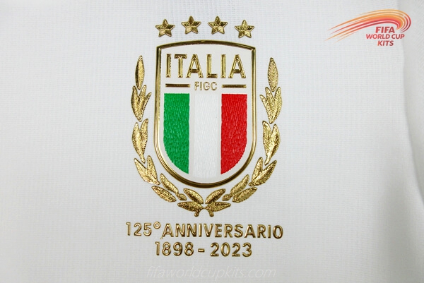 Italy 125th Anniversary White Football Kit