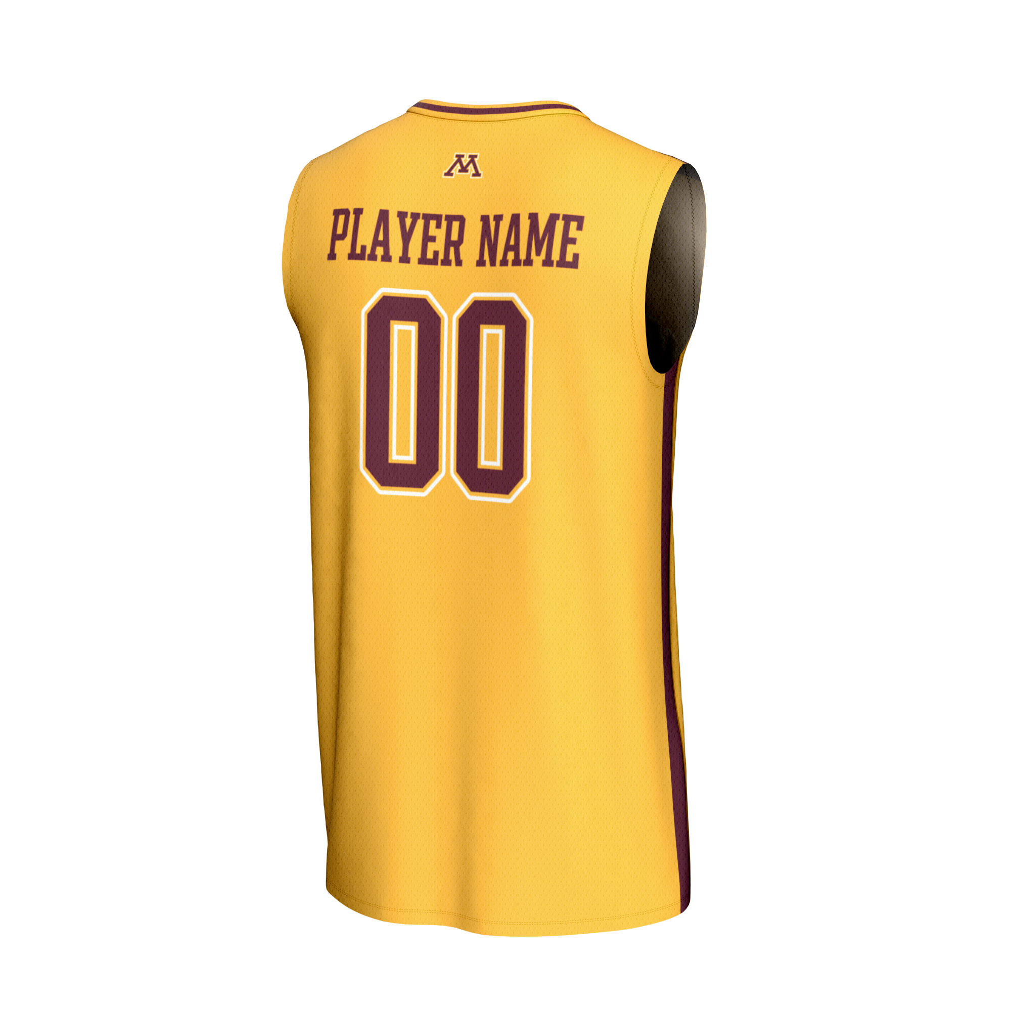 [NJP] Minnesota Golden Gophers GameDay Greats Youth NIL Pick-A-Player Lightweight Men's Basketball Fashion Jersey - Gold