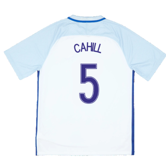 Cahill 5 2016-2017 England Football Team Home Jersey