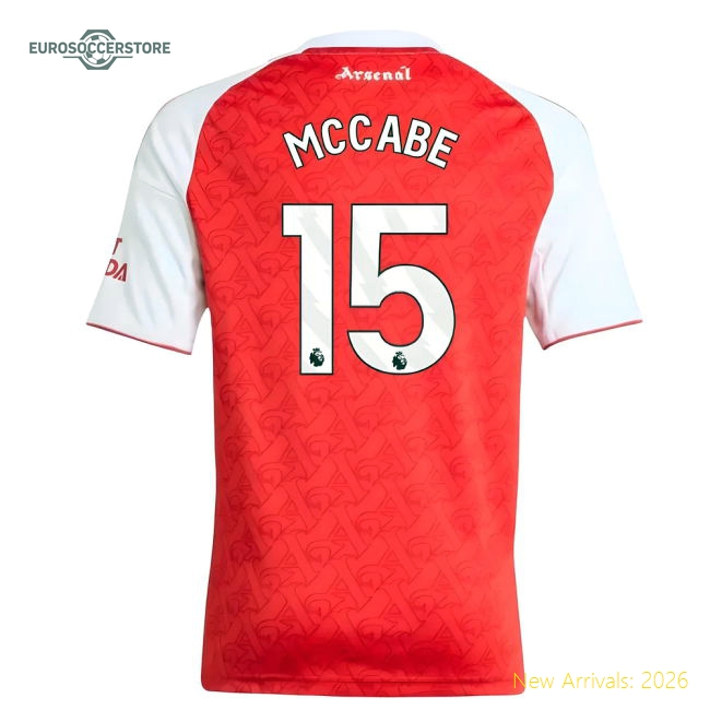 2025-2026 Arsenal Home Shirt (Kids) (McCabe 15)